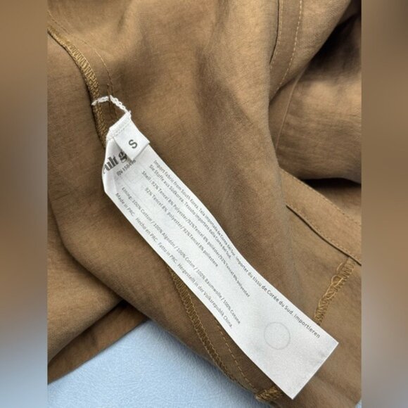 🆕 CULT GAIA 🧿 NWOT Romia Button-Detail Dress, Affogato Brown - Sz S - Picture 15 of 15